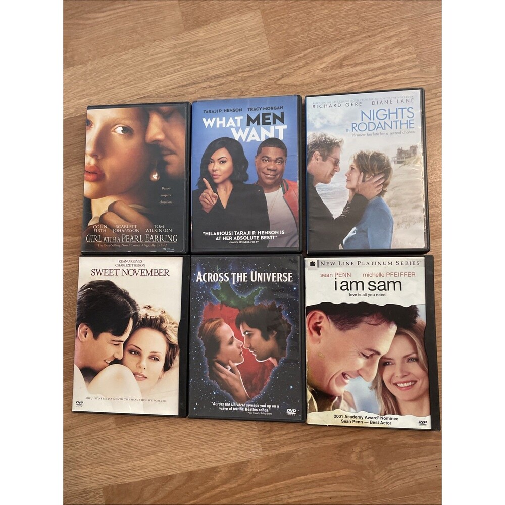 Romance DVD Lot Of 6 I Am Sam, Across The Universe, Sweet November, Nights Of - Picture 2 of 6